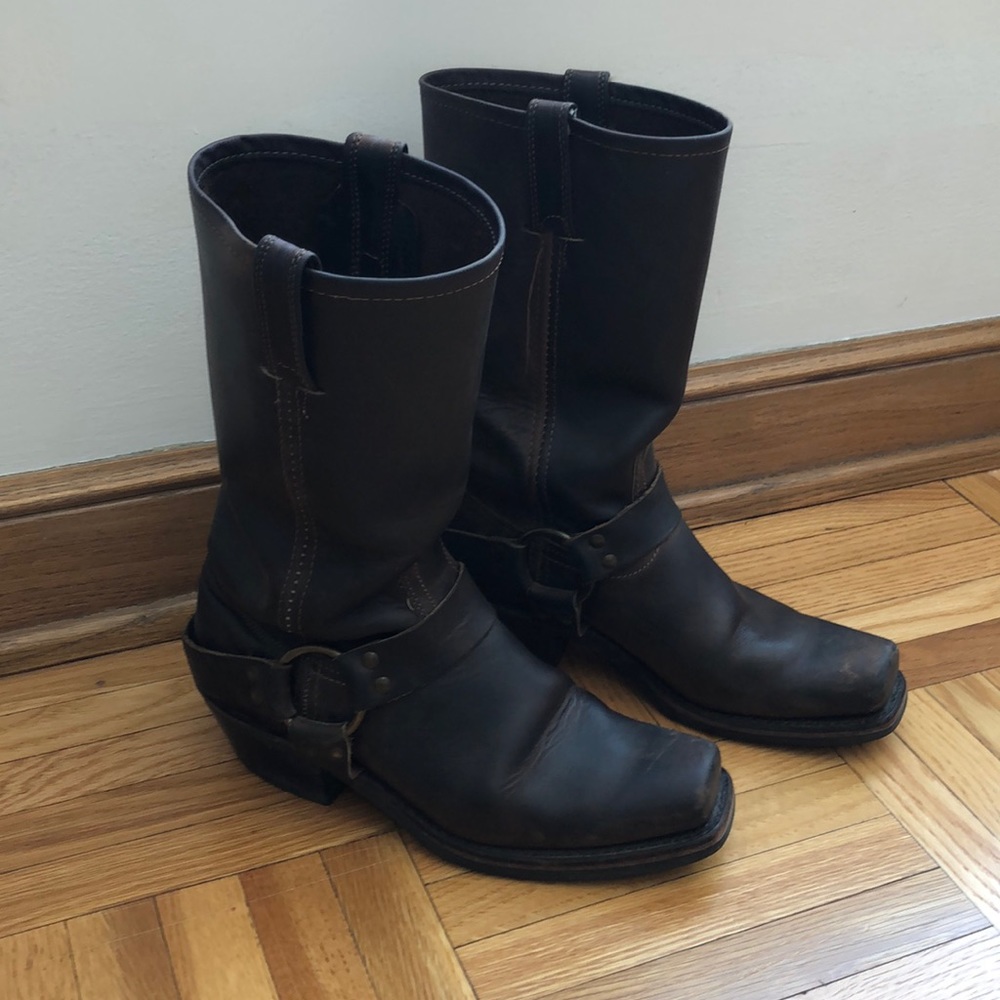 Frye harness boot